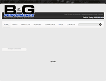 Tablet Screenshot of bgperformance.com